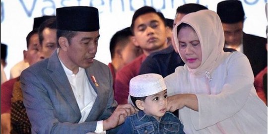 Jokowi di depan santri: Beda pilihan politik jangan sampai muslim saling fitnah