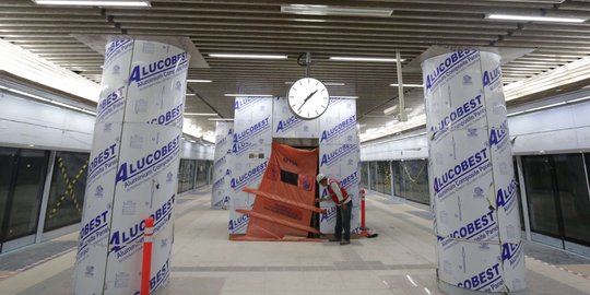 Melihat dekor unik dan ramah difabel stasiun MRT yang beroperasi Maret 2019