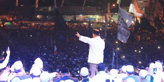 Janji Prabowo di hadapan ribuan santri, ulama, habaib dan kiai