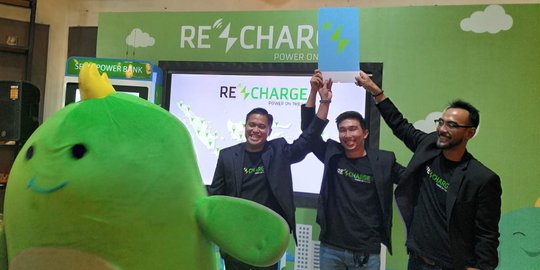 Perkenalkan ReCharge, aplikasi sewa power bank pertama di Indonesia