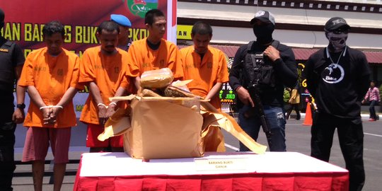 Sabu dan ganja orderan napi Rutan Makassar dimusnahkan