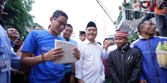 4 Istilah tempe versi Sandiaga Uno, unik-unik