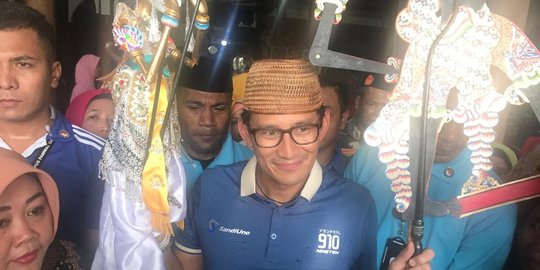 Ingin tenangkan hati rakyat, Sandiaga berharap bisa jadi sosok Bima