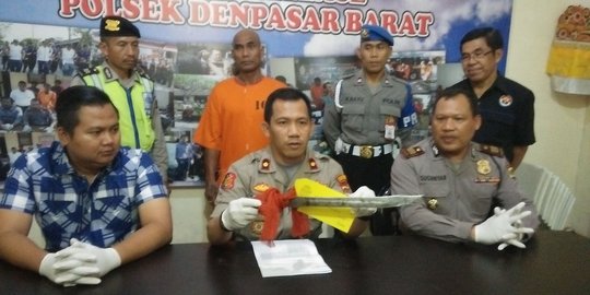 Pria di Denpasar aniaya kerabatnya sendiri pakai pedang