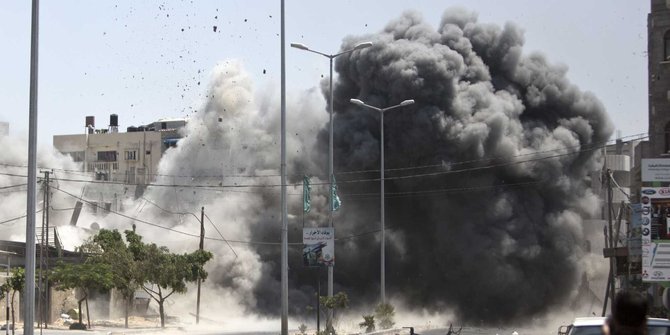 Israel kerahkan serangan ke jalur Gaza, 4 warga Palestina tewas dan 50 terluka