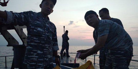 Di titik ini, Tim SAR banyak temukan barang milik penumpang Lion Air