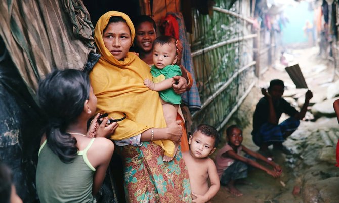 pengungsi rohingya di kutupalong