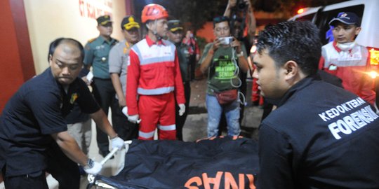 RS Polri sudah terima 24 kantong jenazah, satu berisi tubuh bayi