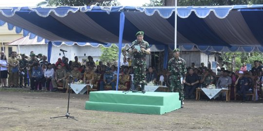 Wali Kota Bitung buka kegiatan Karya Bhakti TMMD 2018