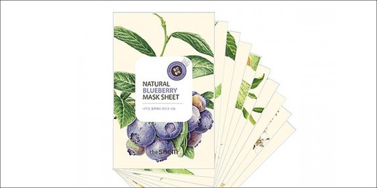 natural blueberry mask sheet
