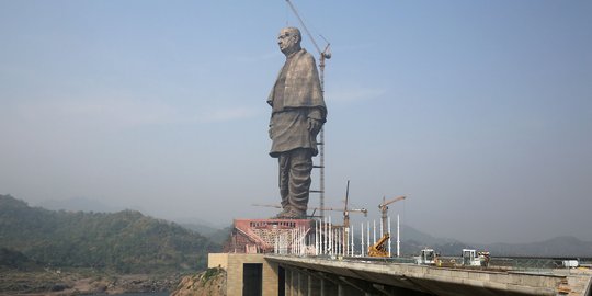 Wujud 'Statue of Unity', patung tertinggi sejagat yang dibangun India