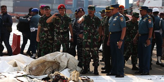 Panglima TNI tinjau serpihan Lion Air JT 610