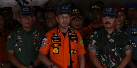 Kabasarnas & Panglima TNI paparkan perkembangan pencarian Lion Air JT 610