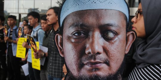 Aksi WP KPK peringati 500 hari kasus Novel Baswedan