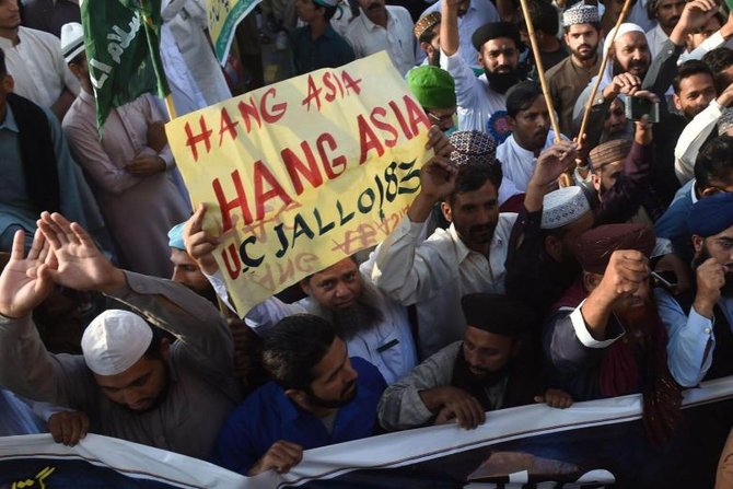 protes asia bibi