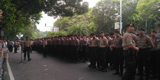 Amankan aksi bela Tauhid, polisi siagakan 12.000 personel