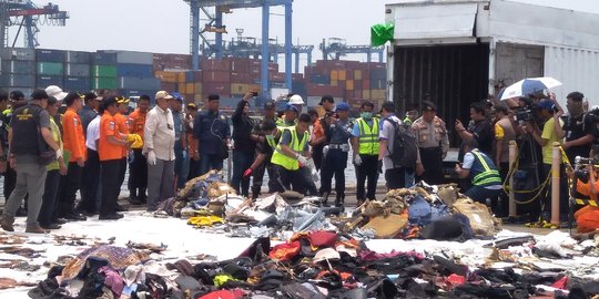 Tim SAR berhasil temukan mesin pesawat Lion Air, kondisinya pecah