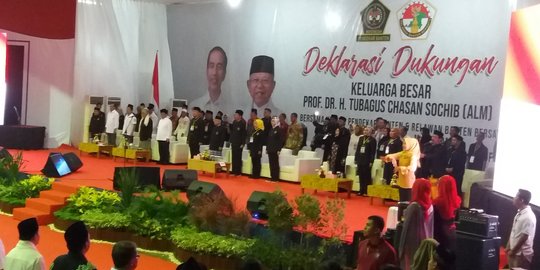 Berpakaian pendekar Banten, Jokowi-Ma'ruf didukung keluarga besar Ratu Atut