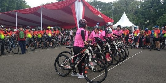 Deklarasi Pemilu damai, Polri ajak masyarakat gowes bareng