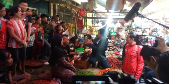 Jokowi: Jangan teriak harga di pasar mahal, nanti pedagang marah tak ada pembeli