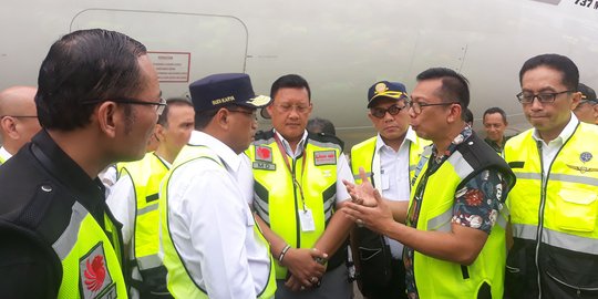 Menhub Budi periksa kelayakan Boeing 737 Max 8 milik Lion Air