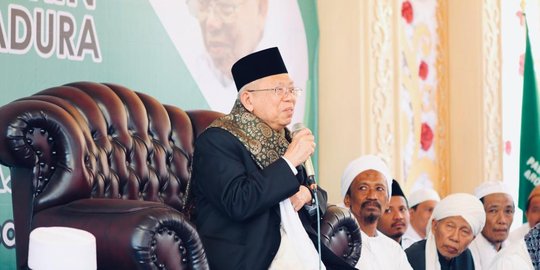 Ma'ruf Amin sayangkan masjid dipakai untuk memaki dan sebar hoaks