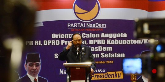 Pemilu serentak, Surya Paloh minta KPU dan Bawaslu perkuat sosialisasi