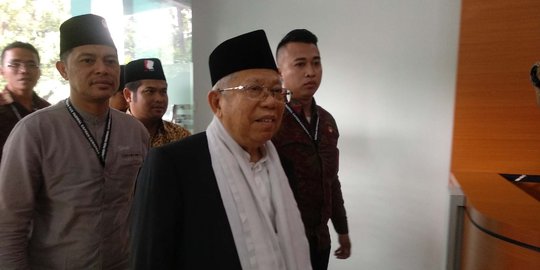 Tak ada jadwal kampanye, Ma'ruf Amin hadiri rapat rutin di kantor MUI