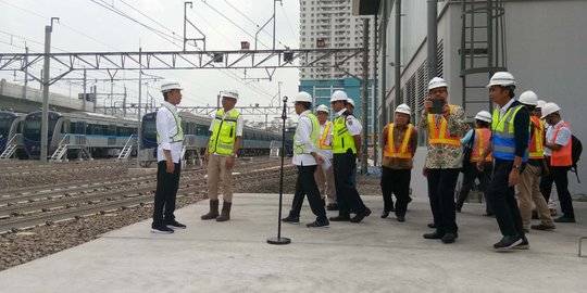 Jokowi sebut pembangunan MRT Lebak Bulus sudah rampung 97 persen