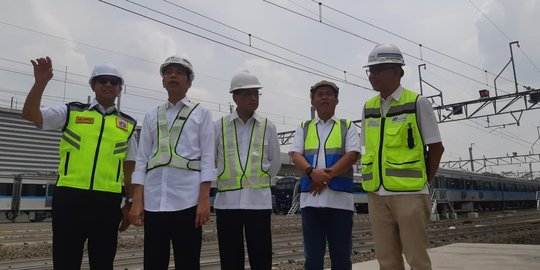 Presiden Jokowi: Stasiun MRT Jakarta lebih bagus dari Singapura