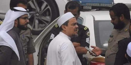 Rizieq sempat diperiksa polisi Arab Saudi terkait bendera berisi kalimat tauhid