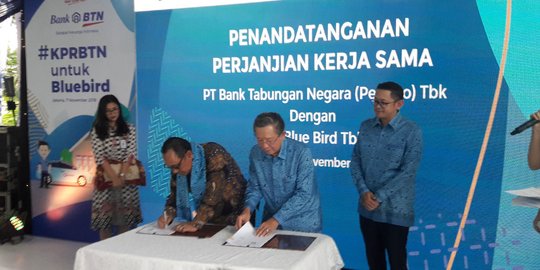 Resmi kerja sama, BTN siap beri kredit rumah untuk pengemudi Blue Bird