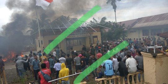 9 Orang jadi tersangka kasus pembakaran Polsek Bendahara Aceh