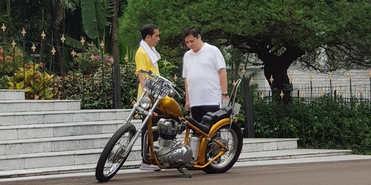 Deretan koleksi motor milik Jokowi dan Gibran