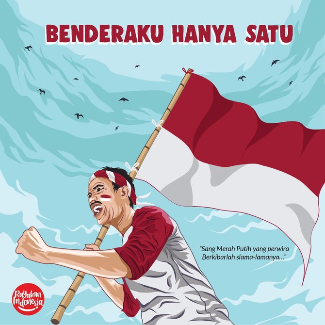 tagar benderaku hanya satu