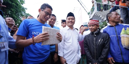 Saling sindir Sandiaga Uno vs Jokowi lewat tempe dan petai