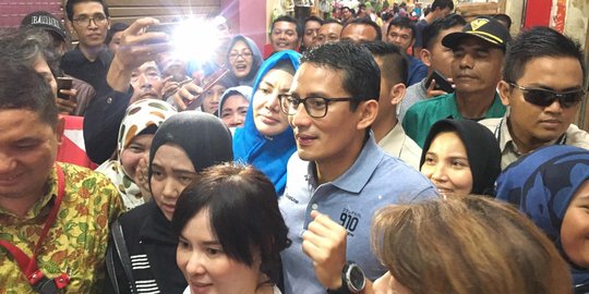 Sandiaga Klaim Survei Internal Elektabilitasnya Terus Menanjak