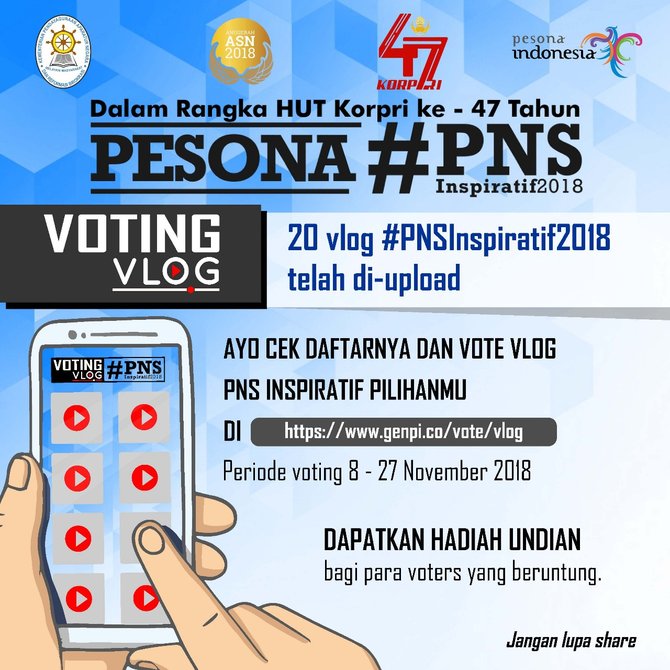 vlog pns inspiratif 2018