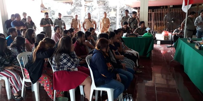 3 Muncikari dan 22 PSK Diamankan Satpol PP dari Lokalisasi di Danau Tempe Denpasar