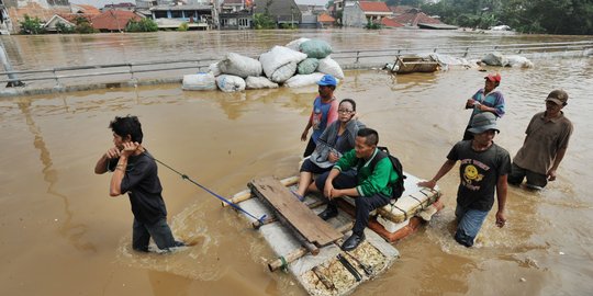 Ribuan Warga Terdampak Luapan Kali Sunter