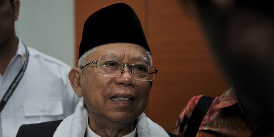 Ma'ruf Amin Klaim Sukses Dongkrak Elektabilitas Jokowi di Jabar & Banten