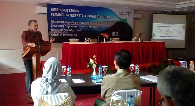 bimbingan teknis pemandu interpretasi ekowisata hutan