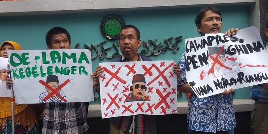 Demo di MUI, Kaum Difabel Tuntut Ma'ruf Amin Minta Maaf soal Budek, Buta & Bisu