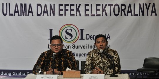 Survei LSI Ungkap 5 Ulama Paling Berpengaruh pada Pilpres 2019