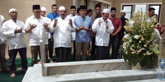 Ziarah ke Makam Habib, Sandiaga Ngaku Ikhtiar mengharap Ridho Allah SWT