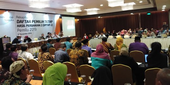 KPU Tunda Rekapitulasi Hasil Perbaikan DPT Pemilu 2019