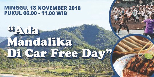 Giliran Mandalika Mejeng di CFD Jakarta