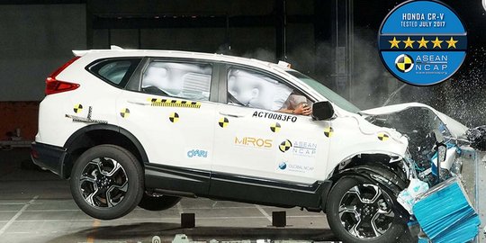 Honda CR-V Jadi Mobil SUV Paling Aman di Asia Tenggara