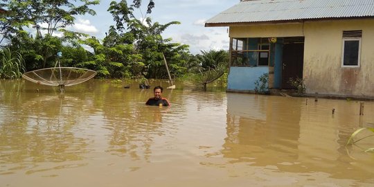 Tanggul Krueng Pasee Jebol, Enam Desa di Aceh Utara Banjir