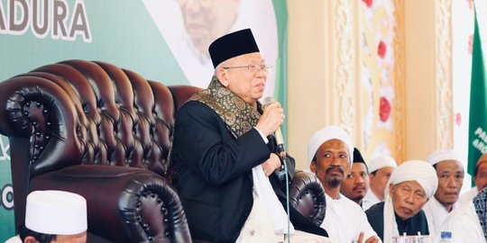 Ma'ruf Amin Sebut Banyak Deklarasi Dukungan Bukti Program Jokowi Dirasakan